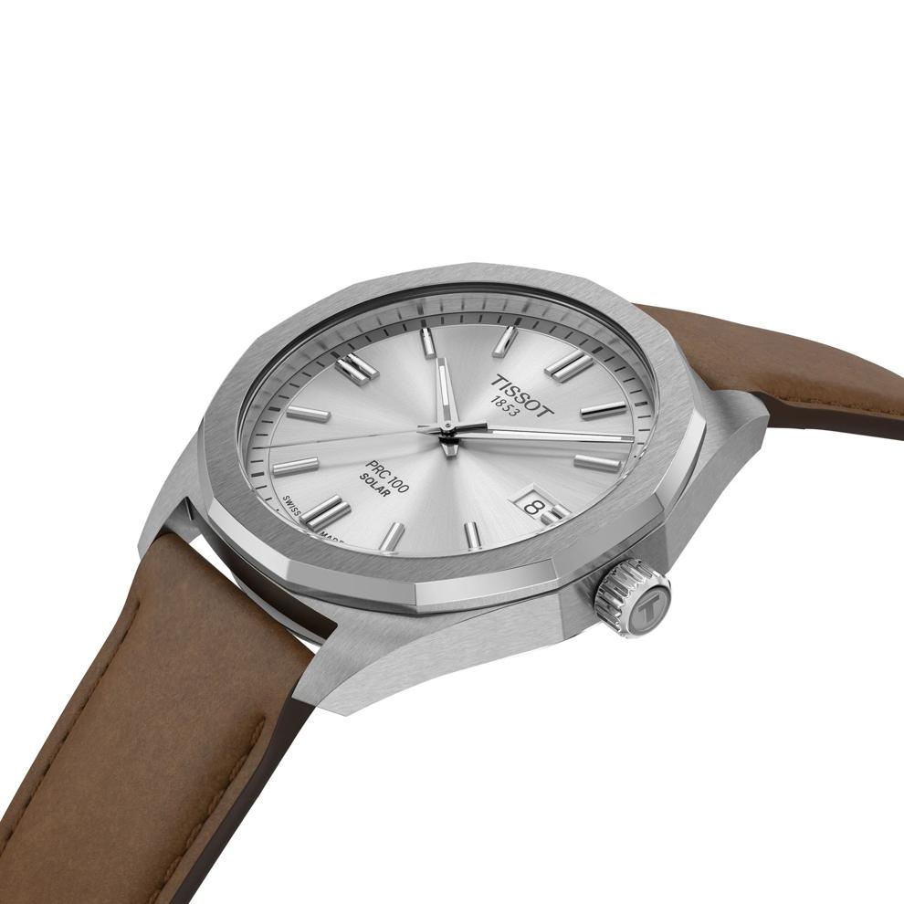 Men's PRC 100 Watch in Brown Leather  – Image 2 of 5