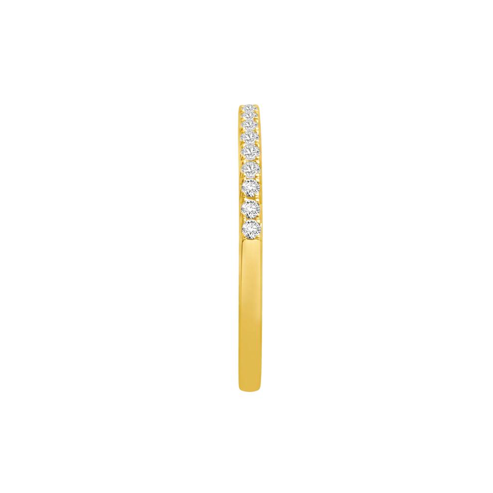 Lab Grown Diamond Anniversary Band in 14K Yellow Gold (1/4 ct. tw.) – Image 3 of 3