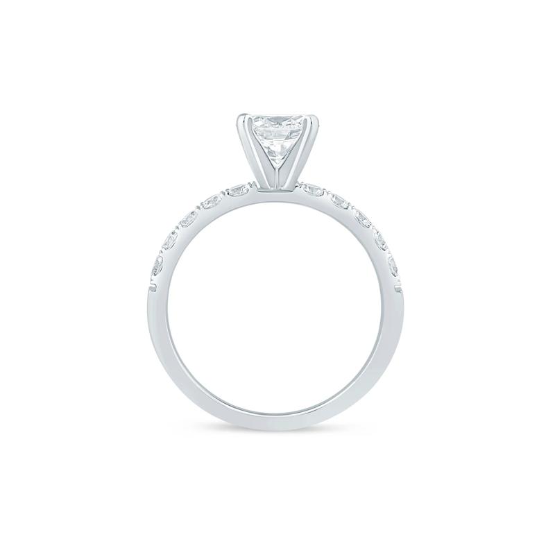 Diamond Semi-Mount Engagement Ring in Platinum &#40;1/2 ct. tw.&#41; &#40;Setting Only&#41; – Image 3 of 6