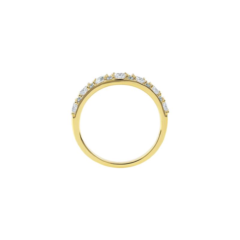 Lab Grown Diamond Contour Band in 14K Yellow Gold &#40;3/4 ct. tw.&#41; – Image 2 of 7