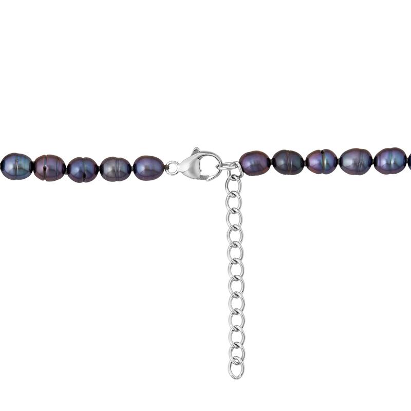 Freshwater Cultured Black Potato Pearl Box Set in Sterling Silver – Image 5 of 5