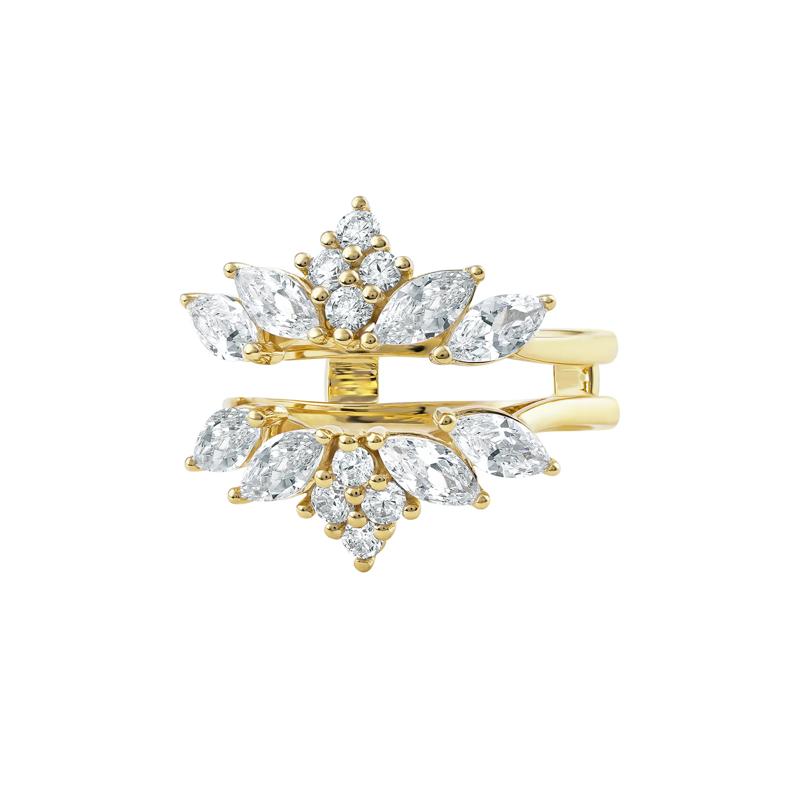 Lab Grown Diamond Enhancer in 14K Yellow Gold &#40;2 ct. tw.&#41; – Image 4 of 7