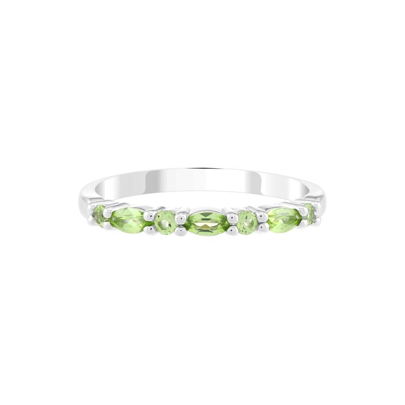 Peridot Stack Ring in Sterling Silver – Image 1 of 3