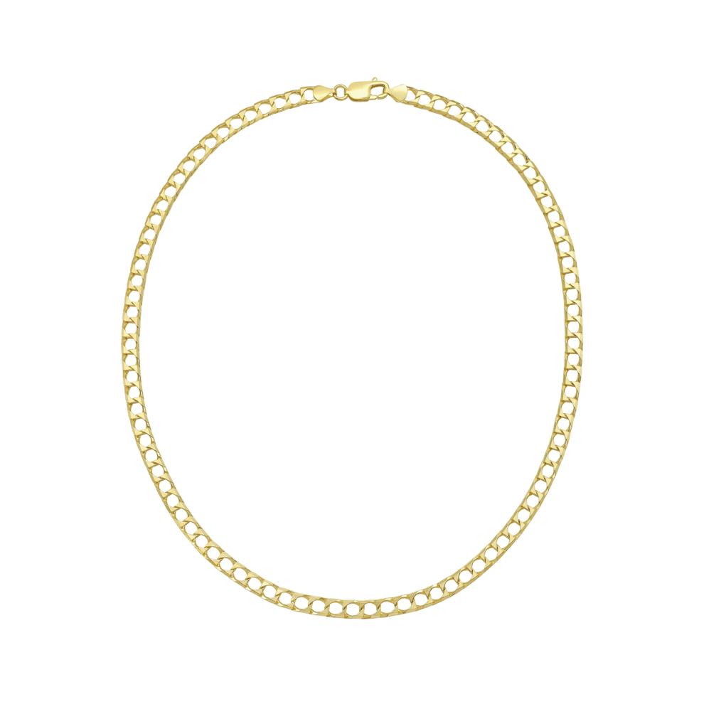 Fancy Link Chain Necklace in 14K Yellow, 6MM, 20" – Image 3 of 3