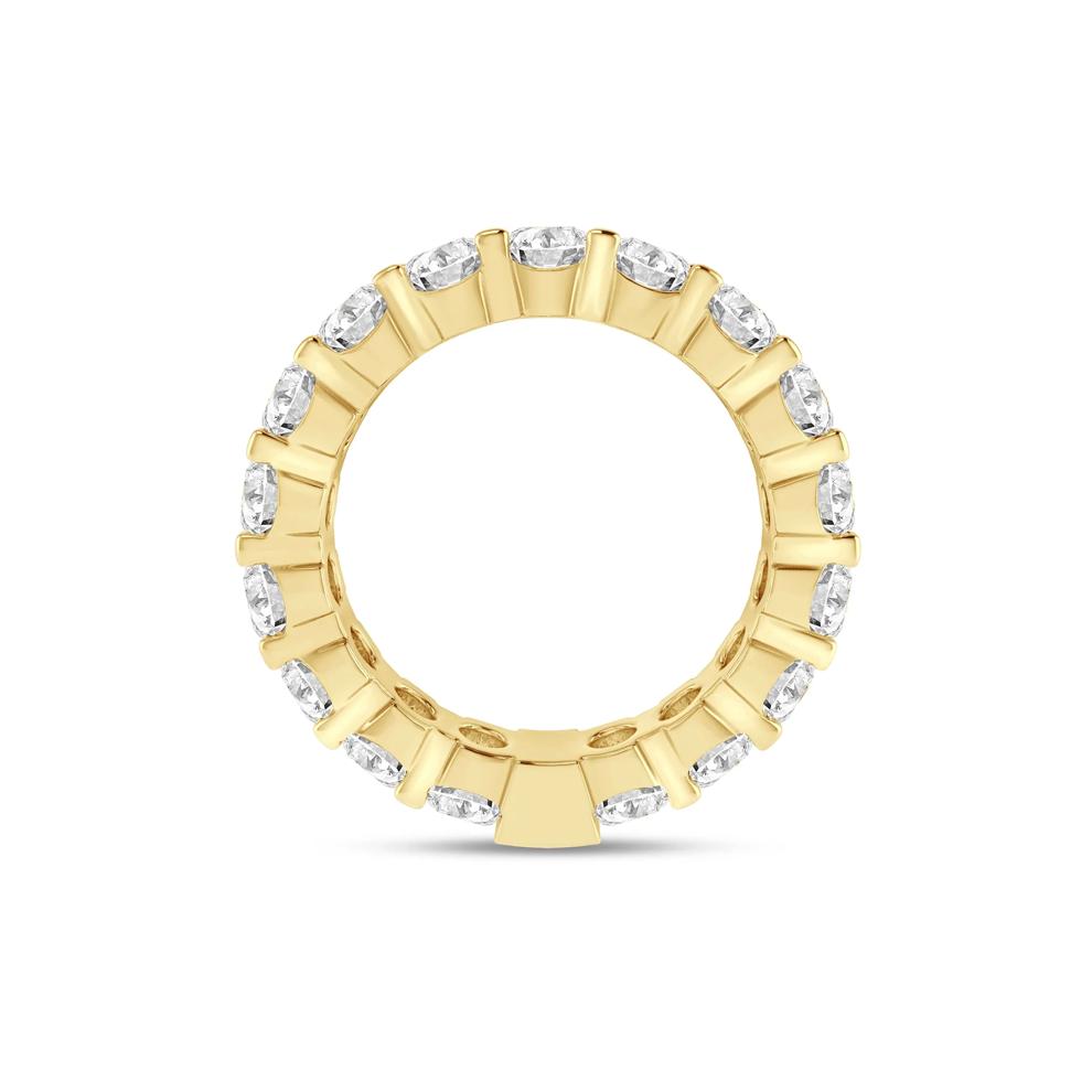 Round-Cut Sizeable Diamond Eternity Band in 14k Yellow Gold (4 ct. tw.) – Image 2 of 3
