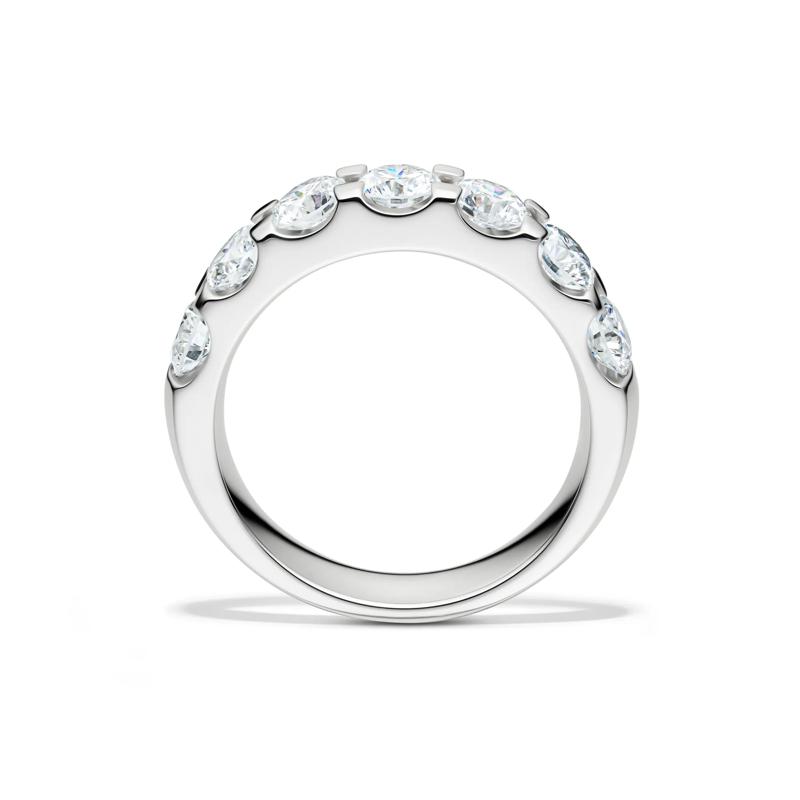 Lab Grown Diamond Seven-Stone Anniversary Band in 14K White Gold &#40;2 ct. tw.&#41; – Image 2 of 4