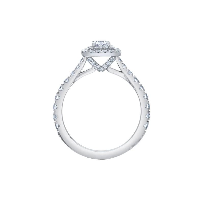Diamond Double Halo Engagement Ring in 14K White Gold &#40;1 ct. tw.&#41; – Image 2 of 7