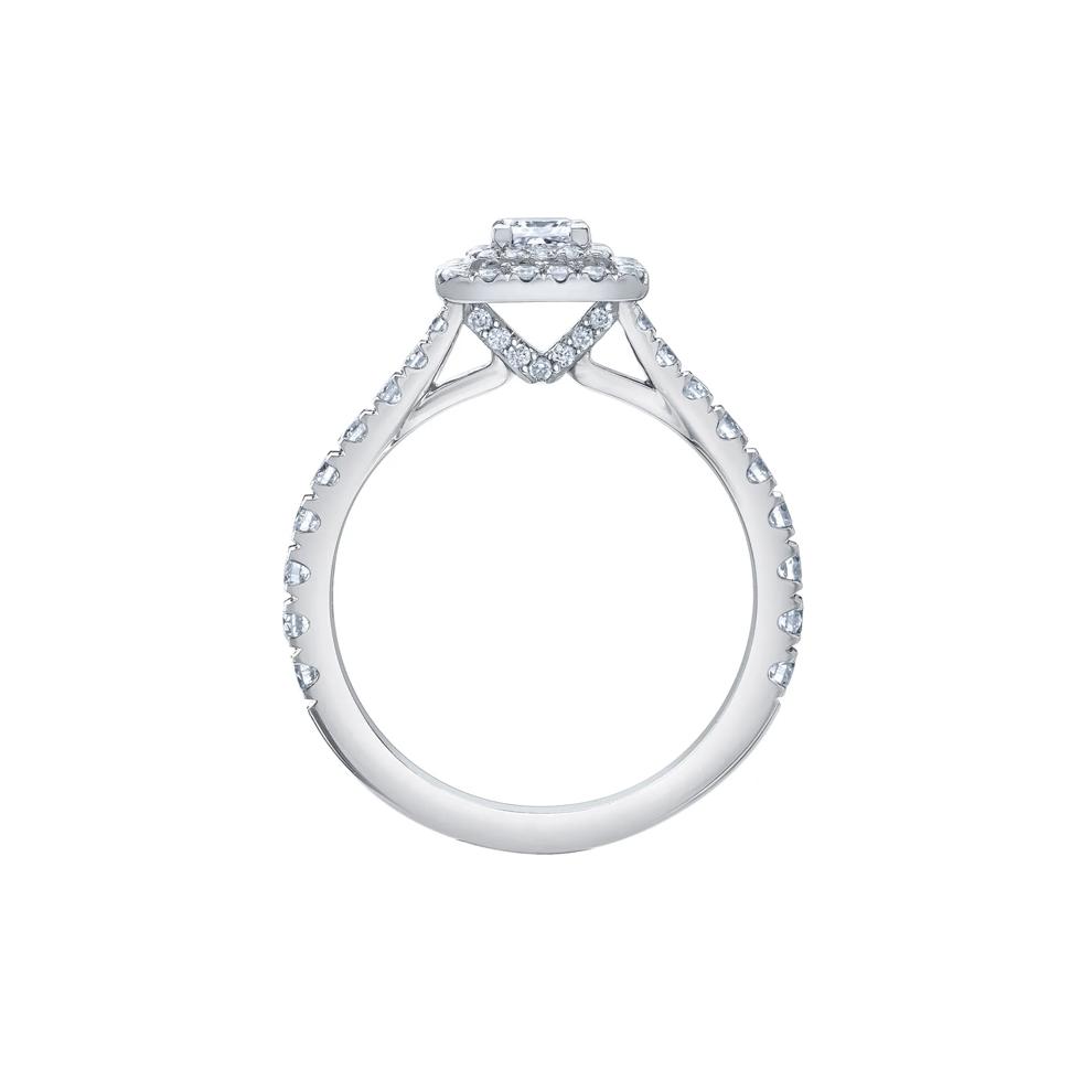Diamond Double Halo Engagement Ring in 14K White Gold (1 ct. tw.) – Image 2 of 7