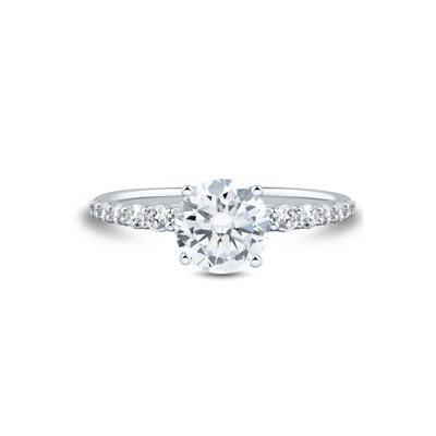 Lab Grown Diamond Engagement Ring in 14K White Gold (2 1/3 ct. tw.)
