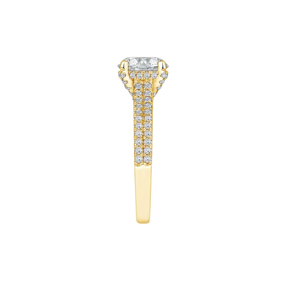 Morgan Lab Grown Diamond Engagement Ring in 14K Yellow Gold (2 7/8 ct. tw.) – Image 3 of 4
