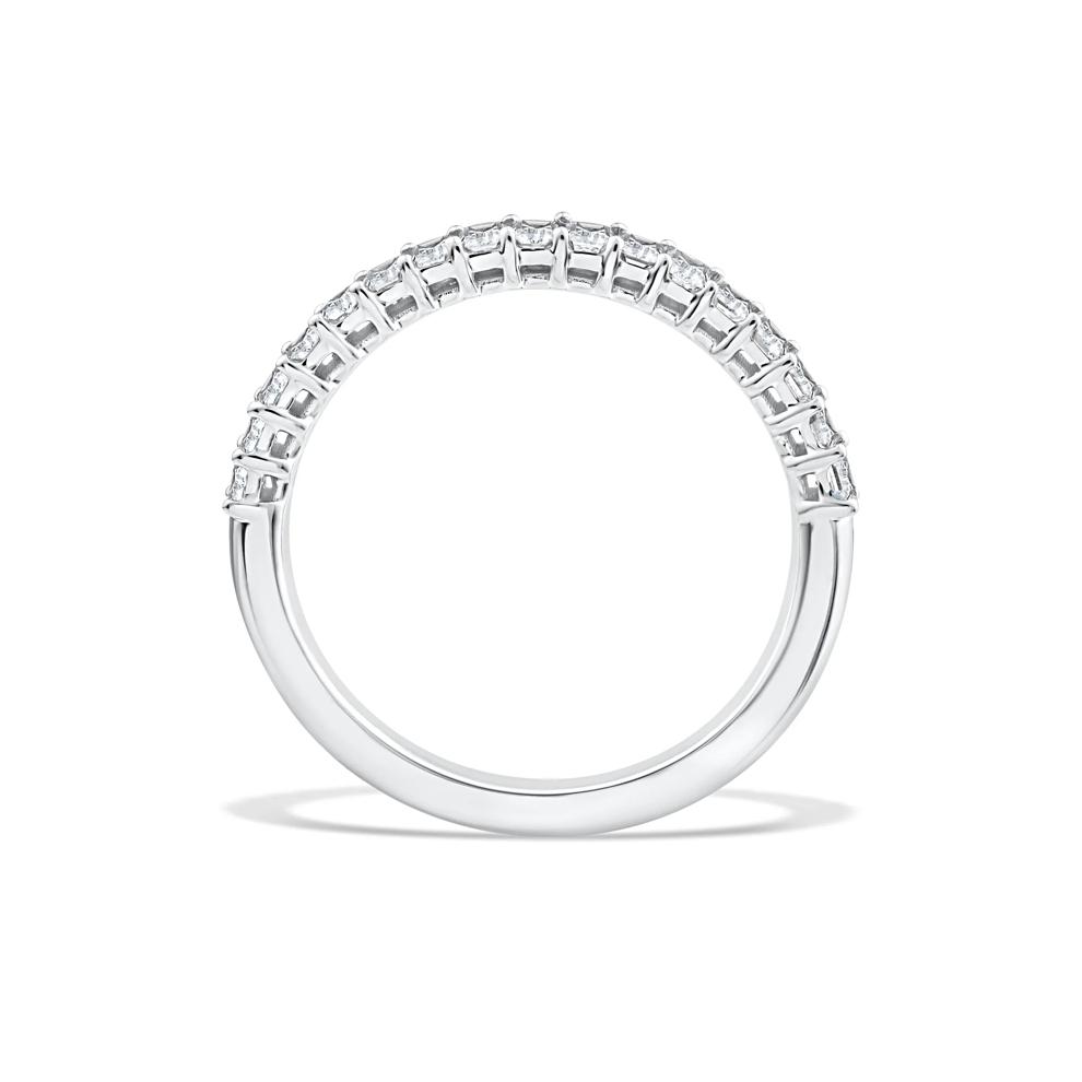 Lab Grown Diamond Square Emerald-Cut Band in 10K White Gold (3/4 ct. tw.) – Image 2 of 4