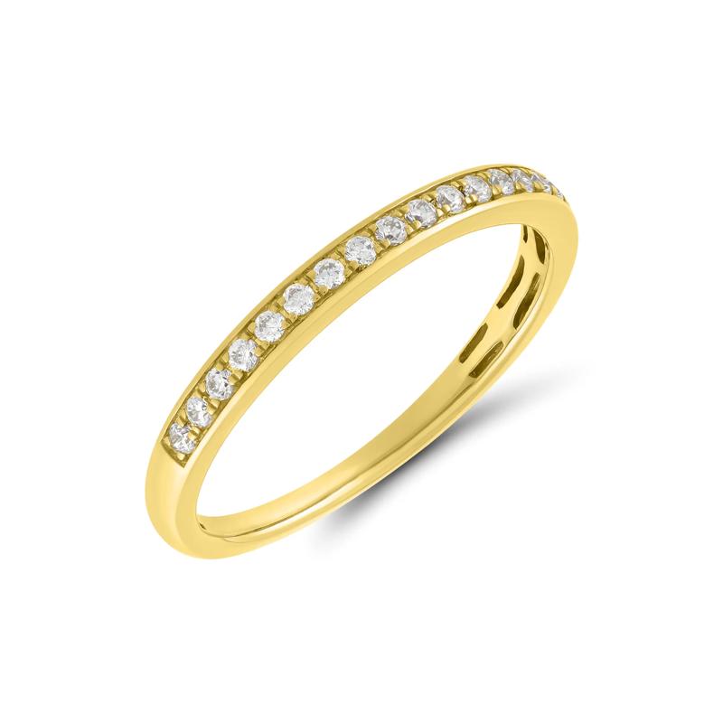 1/2 ct. tw. Princess-Cut Diamond Engagement Set in 14K Yellow Gold – Image 5 of 5