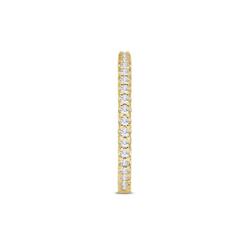 Round-Cut Sizeable Diamond Eternity Band in 14k Yellow Gold &#40;1/2 ct. tw.&#41; – Image 3 of 3