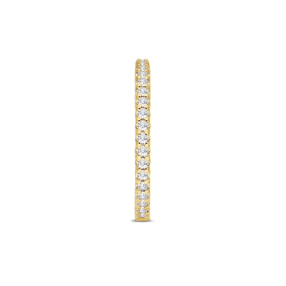 Round-Cut Sizeable Diamond Eternity Band in 14k Yellow Gold (1/2 ct. tw.) – Image 3 of 3
