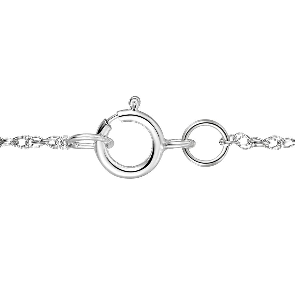 Citrine Cross Pendant Necklace in Sterling Silver – Image 2 of 4