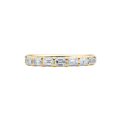 Lab Grown Diamond East-West Pave Band in 14K Gold