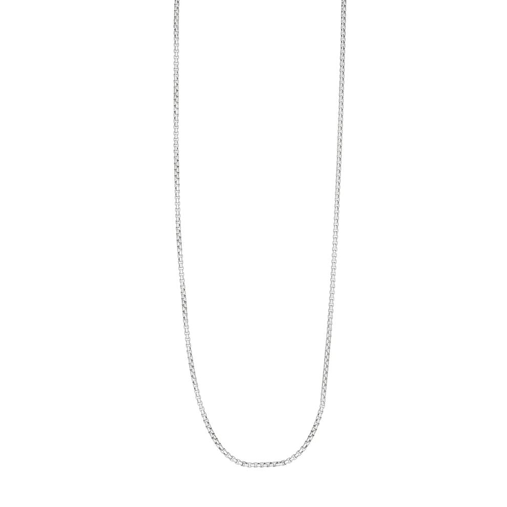Round Box Chain in Sterling Silver, 1.2MM, 22" – Image 1 of 2