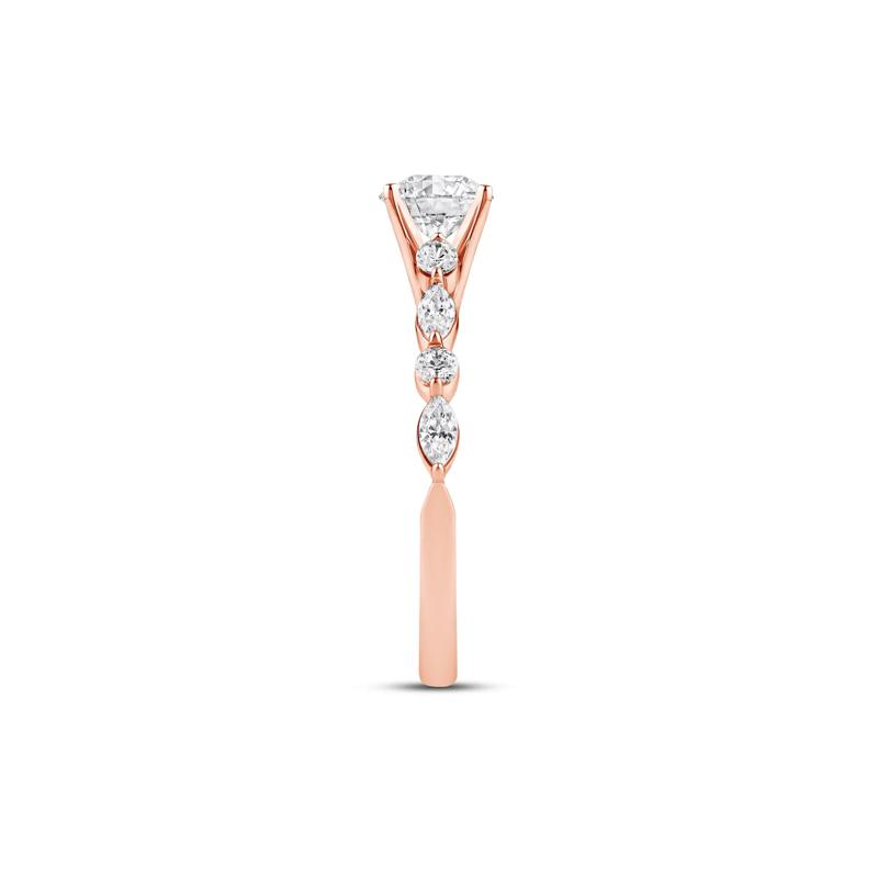Diamond Semi-Mount in 14K Rose Gold &#40;1/2 ct. tw.&#41; – Image 5 of 5