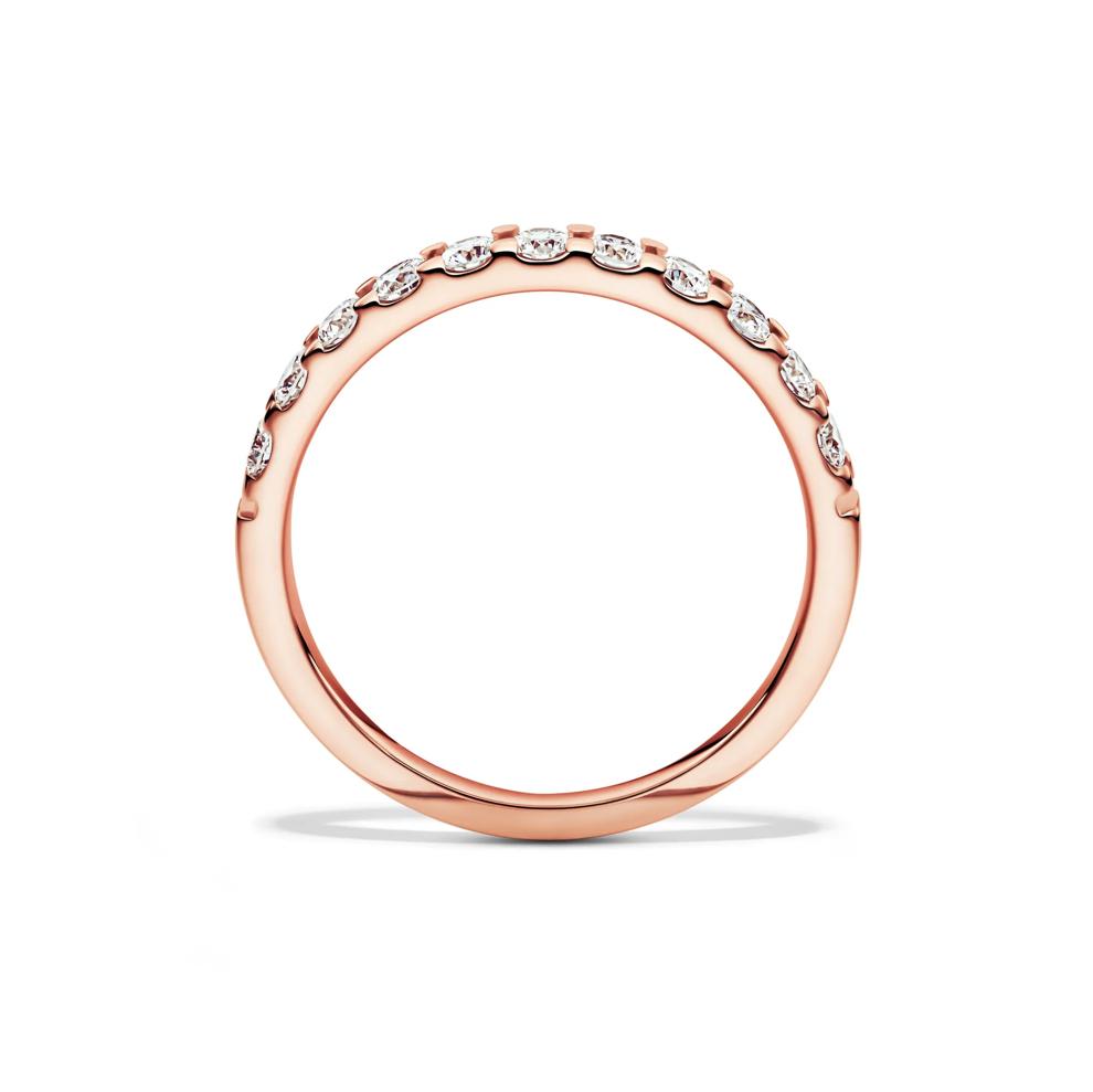 1/2 ct. tw. Lab Grown Diamond Band in 14K Rose Gold – Image 2 of 4